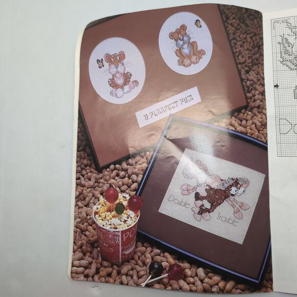 Paragon Stewart Moskowitz American Rabbit Funny Retro Cross Stitch Pattern Book - Picture 4 of 6